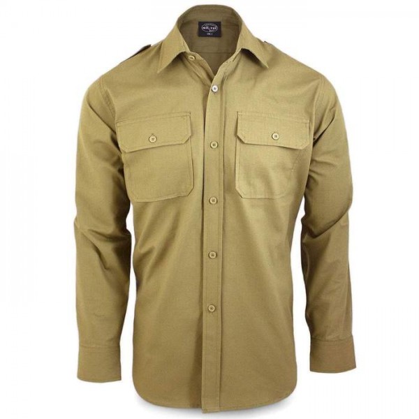 Camicia SAFARI m lunga antistrappo Coyote
