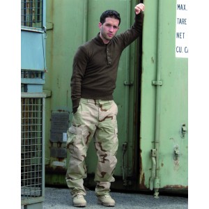 Pantaloni USA BDU con rinforzi 3 Col. Desert